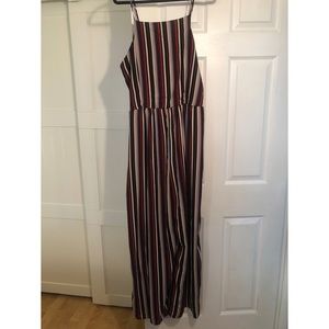 Striped Wideleg jumpsuit